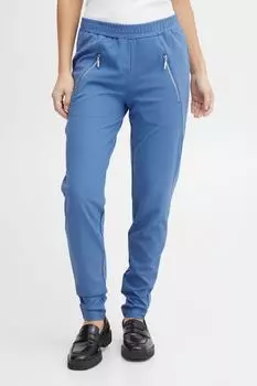 Брюки PULZ Jeans Stoffhose, синий