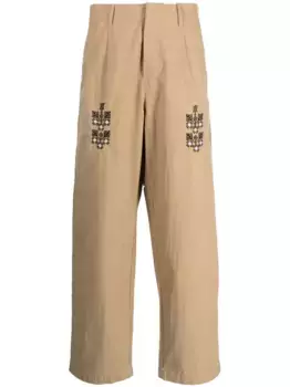 Брюки Qrunful Adish, коричневый