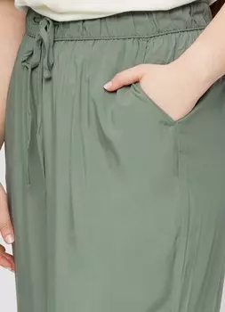 Брюки QS, темно-зеленый