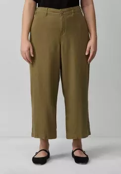 Брюки QS, темно-зеленый