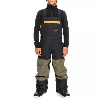 Брюки Quiksilver Mash Up Bib для мальчиков, черный