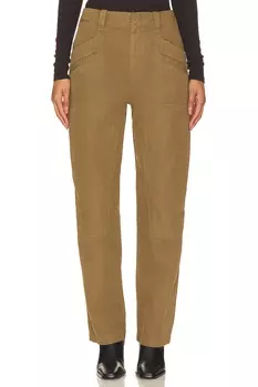 Брюки Rag & Bone Malia, оливковый