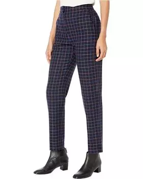 Брюки rag & bone Poppy High-Waisted Pants, цвет Navy Check