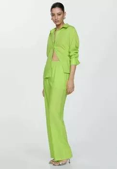 Брюки Ramio-A Mango, зеленые