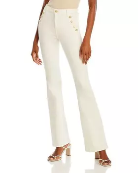 Брюки Ramy Brook с отделкой пуговицами Helena, белый