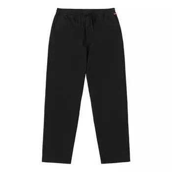Брюки range baggy tapered elastic waist trousers 'black' Vans, черный