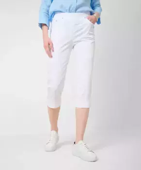 Брюки RAPHAELA by BRAX 3/4 "Стиль PAMINA CAPRI", белый