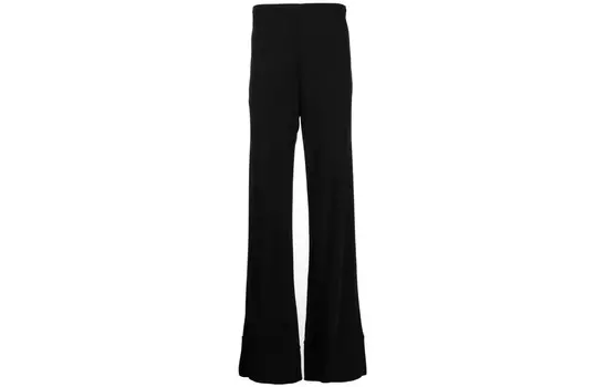 Брюки расклешенные Mm6 Maison Margiela женские, черный