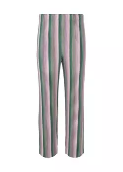 Брюки rb_stripes 2 Homme Pliss Issey Miyake, зеленый