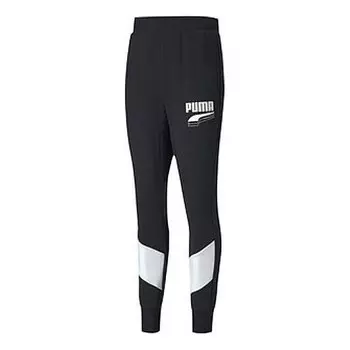 Брюки rebel sports pants 'black' Puma, черный