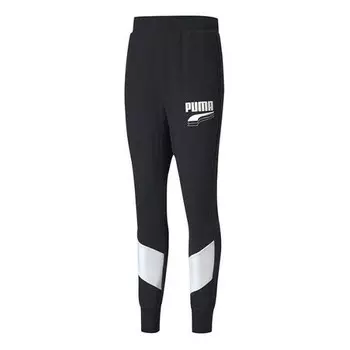 Брюки rebel sports pants 'black' Puma, черный