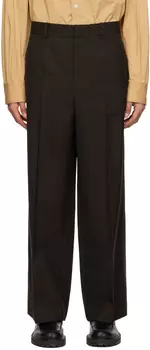 Брюки Recto в коричневую полоску