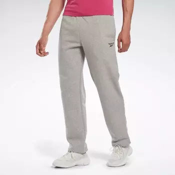 Брюки Reebok Identity с открытым подолом, цвет Medium Grey Heather