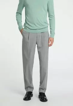 Брюки REG LEROY PLEAT NOOS Selected Homme, темно-серый