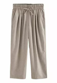 Брюки REGULAR FIT PREMIUM RICH WIDE LEG Next, бежевый