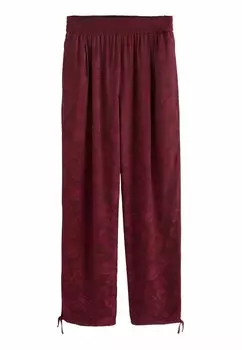 Брюки REGULAR FIT-SATIN JACQUARD Next, фиолетовый