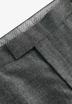 Брюки REGULAR FIT SIGNATURE TEXTURED ITALIAN Next, серый