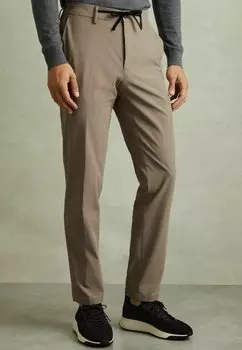 Брюки REGULAR FIT - SPLIT DRAWSTRING Reiss, коричневый