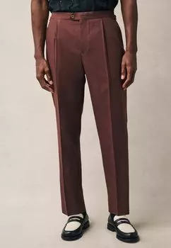 Брюки REGULAR FIT - Suit trousers Next, коричневый