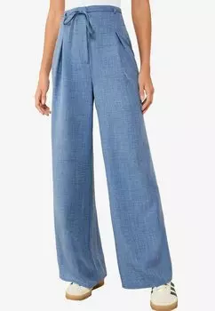 Брюки REGULAR FIT - TIE DETAIL PALAZZO Friends Like These, синий