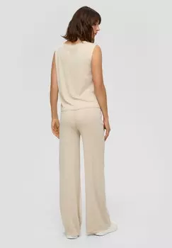 Брюки REGULAR WIDE LEG s.Oliver, бежевый