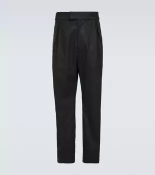 Брюки reinga из шерсти и кашемира Loro Piana, серый