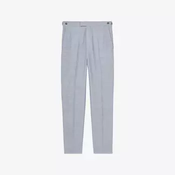 Брюки Reiss Belmont с зауженным силуэтом из эластичной ткани, голубой