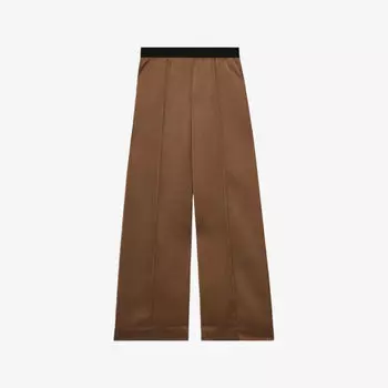 Брюки Reiss Elsie с эластичной резинкой на талии, коричневый
