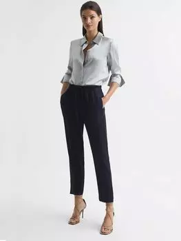 Брюки Reiss Hailey Ankle Grazer, темно-синие