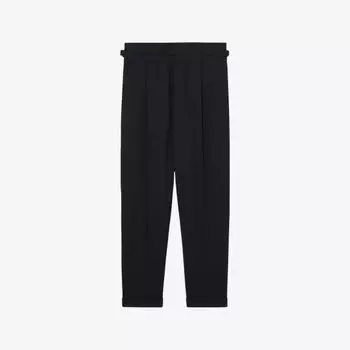 Брюки Reiss из ткани с зауженным силуэтом и боковой регулировкой, синий