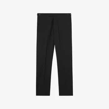 Брюки Reiss Promise облегающего кроя из смесовой шерсти, черный