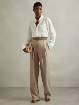 Брюки Reiss Sadie Double Pleat, цвет neutral