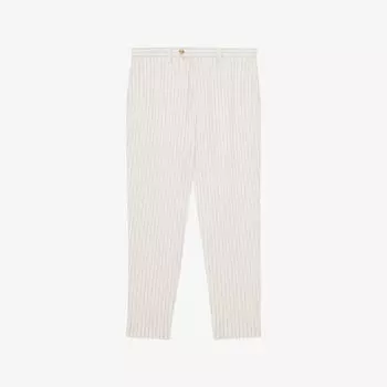 Брюки Reiss в полоску, белый