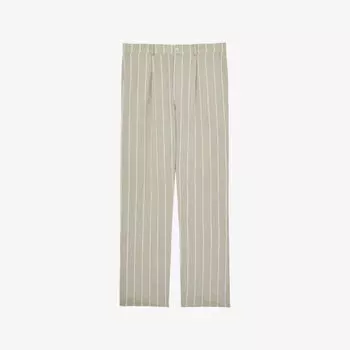 Брюки Reiss x Ch Angus из полосатой ткани, серый