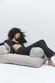 Брюки рельефной вязки H&M, серый