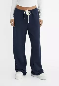 Брюки RELAXED FIT DRAWSTRING Stradivarius, цвет dark blue