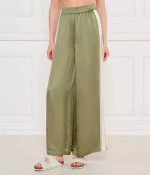 Брюки Relaxed fit Karl Lagerfeld, зеленый
