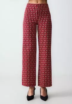 Брюки RELAXED FIT WIDE LEG PATTERNED Jimmy Key, винно-красный