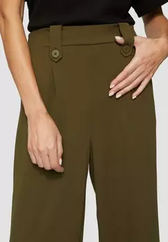 Брюки RELAXED WIDE QS, темно-зеленый