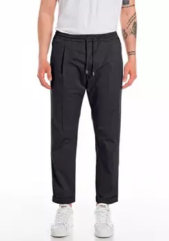 Брюки REPLAY Loose fit Pants, антрацит