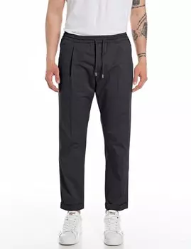 Брюки REPLAY Loose fit Pants, черный