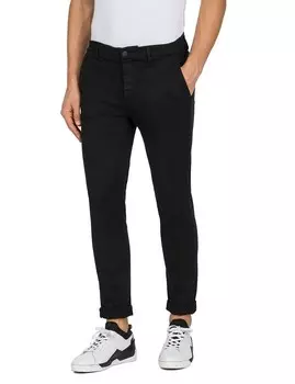 Брюки REPLAY Slim fit Chino Pants, черный