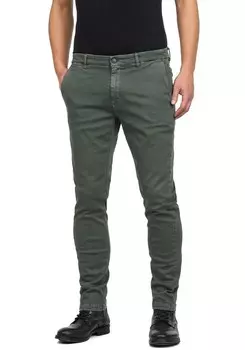 Брюки REPLAY Slim fit Chino Pants Zeumar, темно-зеленый
