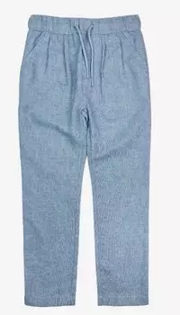 Брюки Resort синего цвета шамбре Appaman