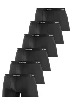 Брюки RETRO 6ER PACK BASIC s.Oliver, черный