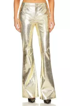 Брюки retrofete Lynx Leather, золотой