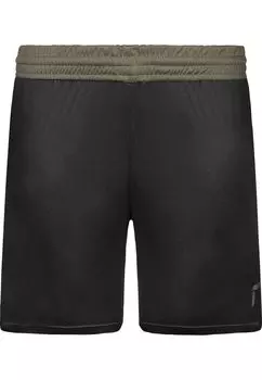 Брюки Reusch Shorts Match Short, цвет 7050 black/desert green