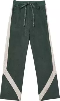 Брюки Rhude Corduroy Track Pant 'Green', зеленый