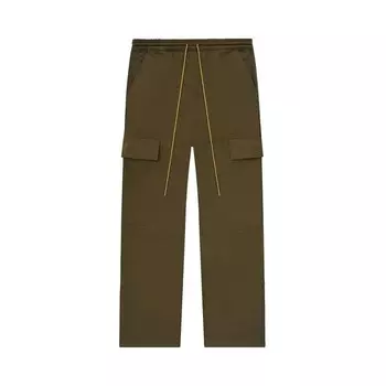 Брюки Rhude Plateau Cargo Pant Dark Olive, зеленый