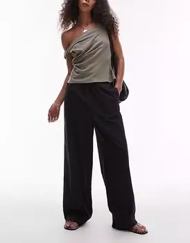 Брюки Rhythm Posie, собранные в черный цвет